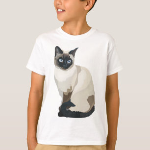 S ist für siamische Katze T-Shirt