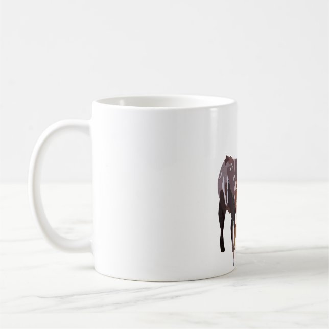 S ist für Sitatunga Kaffeetasse (Links)