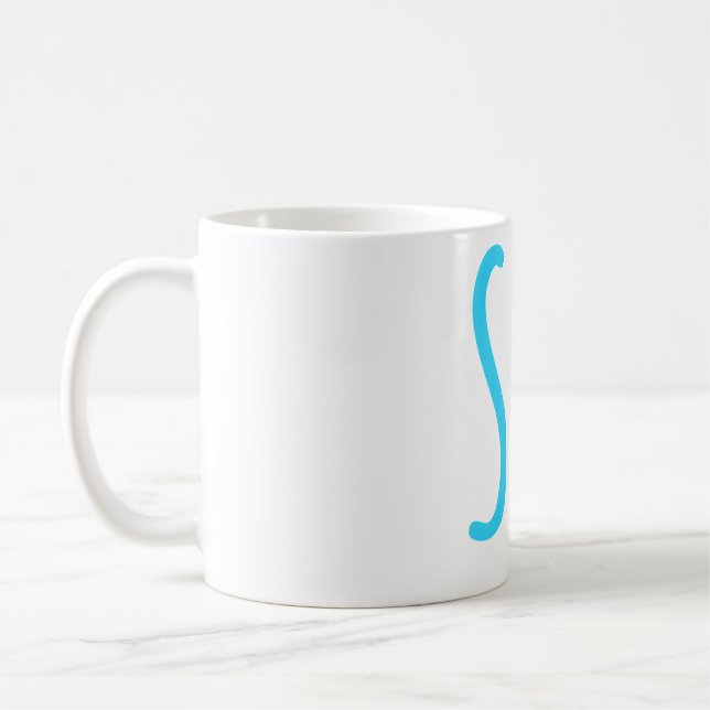 S ist für Sloth Kaffeetasse (Links)