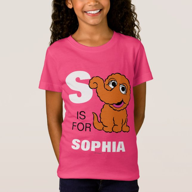 S ist für Snuffleupagus | Name hinzufügen T-Shirt (Vorderseite)