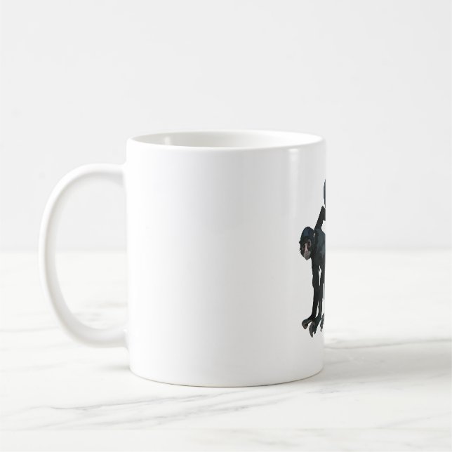 S ist für Spider Monkey Keeper Kaffeetasse (Links)