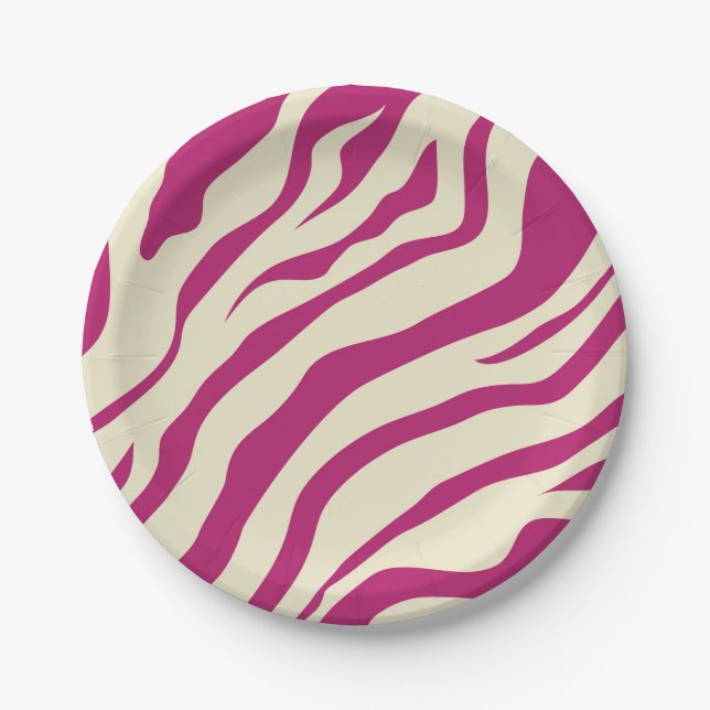 S.K. Zebra Fever Paper Tellers Pappteller (Vorderseite)