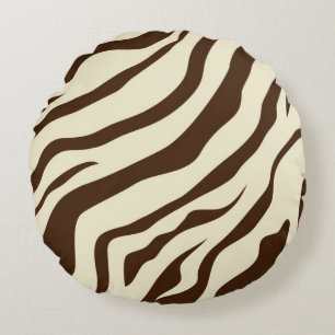 S.K.: Zebra Fieber Rundkissen Rundes Kissen