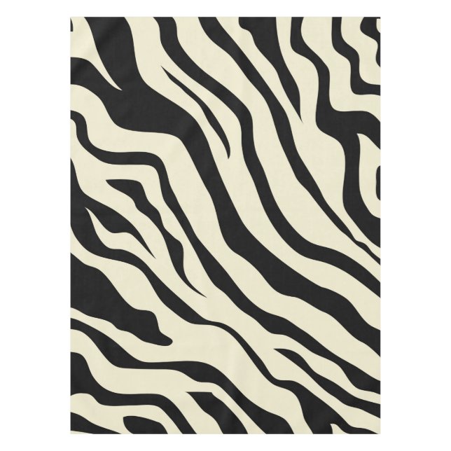 S.K. Zebra Fieber Tischtuch Tischdecke (Vorderseite)