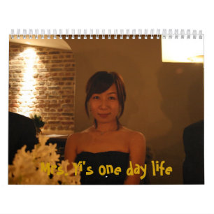 S-Kalender Frau Yi '- i lluv dieses Kalender