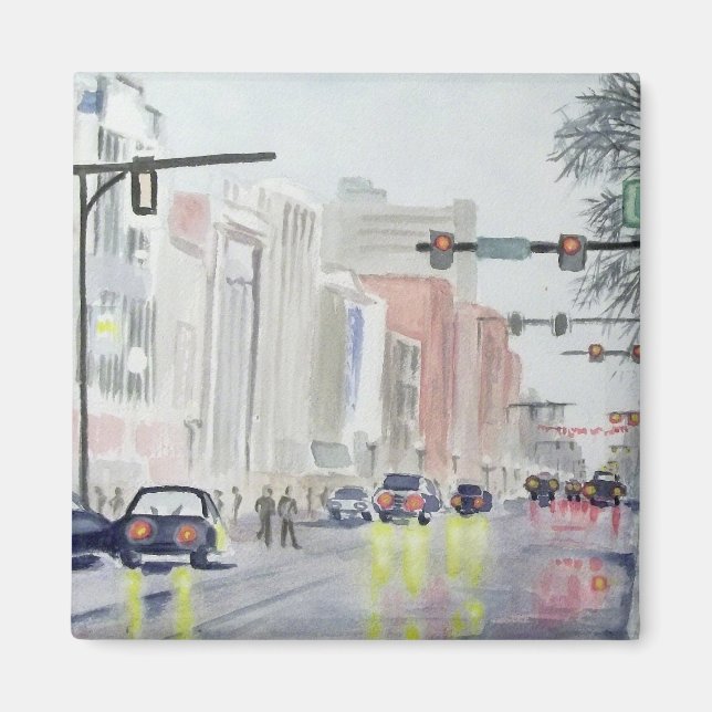 S Main St, Ann Arbor Michigan Magnet (Vorne)