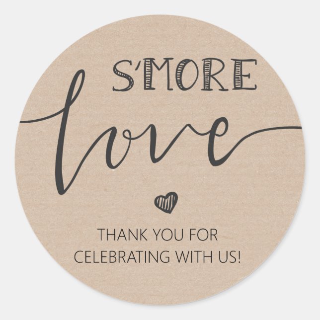 s mehr Liebe Gastgeschenk Hochzeit Tag Aufkleber G (Vorderseite)