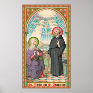 S. Monica und Augustine in Ostia (SAU 047) Poster