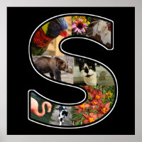 S Monogramm Erstellen Sie Ihre eigene 8-Collage Sc