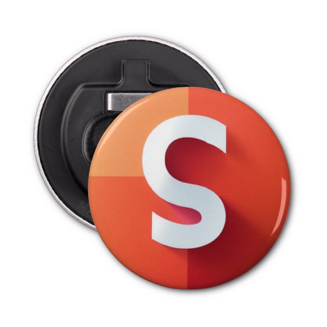 S Monogramm Flaschenöffner (Vorderseite)