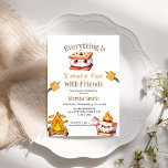 S more Bonfire Smore Fun Paare Geburtstagsparty Einladung<br><div class="desc">Feiern Sie die süße Ankunft der neuesten Kleinen mit unserer S'more Fun Birthday Party Einladung! Dieses charmante Design verbindet die gemütlichen,  nostalgischen Gemälde der Lagerfeuer's mit der Spannung</div>
