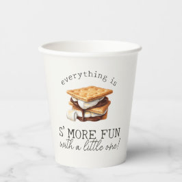 S’mores Fall Bonfire Outdoor Baby Shower Pappbecher
