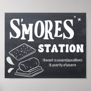 S-Mores-Station-Zeichen Poster