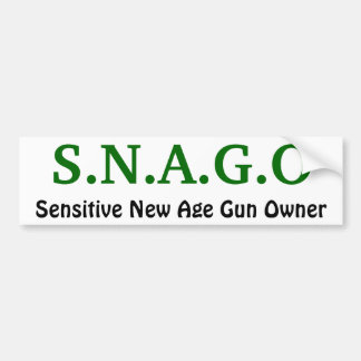 S.N.A.G.O, empfindlicher Zeitalter-Waffenbesitzer Autoaufkleber