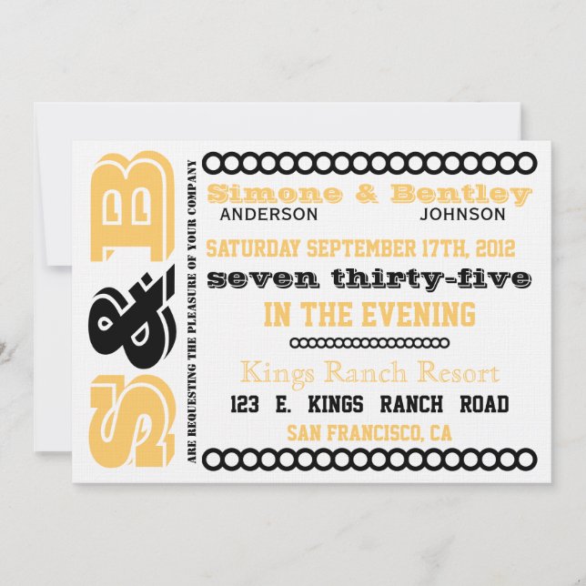 S n'B Invitation (Devant)