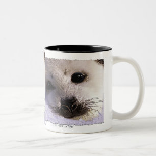 S.O.S. RETTE UNSERE HARP-SIEGEL ZWEIFARBIGE TASSE