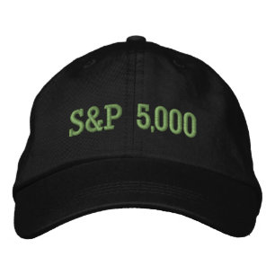 S&P 5.000 Level Stock Market Index Celebration Bestickte Baseballkappe