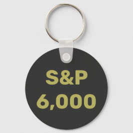 S&P 6.000 Level Stock Market Index Celebration Schlüsselanhänger
