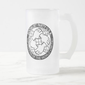 S.P.U.S.A Logo Mattglas Bierglas