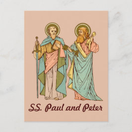 S. Paul and Peter, Apostles (RLS 13 & 14) Postcar Postkarte