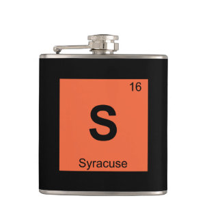 S - Periodische Tabelle der Syrakus-New-Yorker Che Flachmann