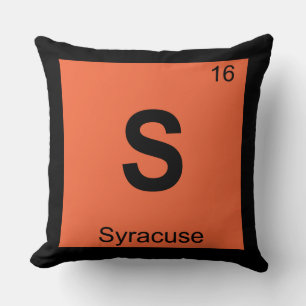 S - Periodische Tabelle der Syrakus-New-Yorker Che Kissen