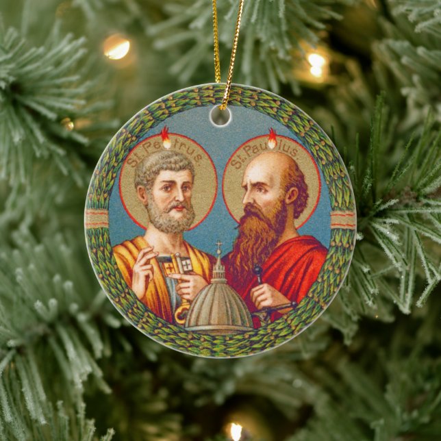 S. Peter und Paul, Apostel (JMAS 01) Keramik Ornament (Baum)