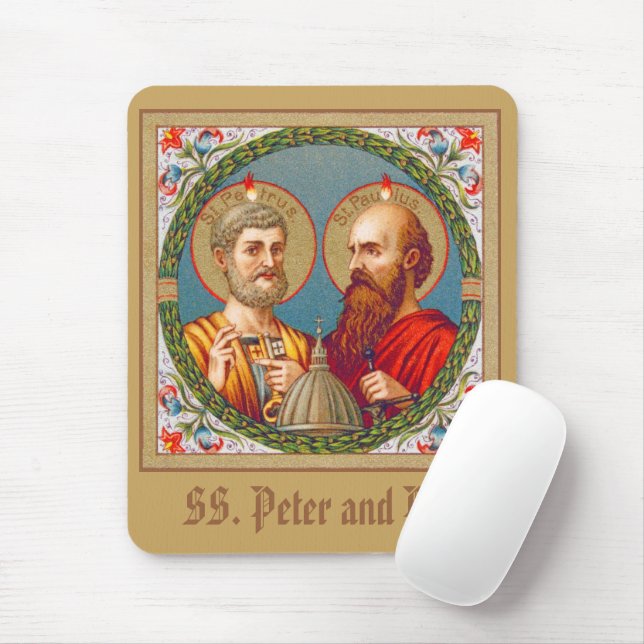 S. Peter und Paul, Apostel (JMAS 01) Mousepad (Mit Mouse)