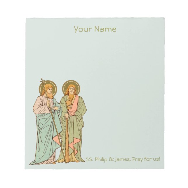 S. Philip & James the Less (RLS 15) 5,5"x6" Notizblock (Vorderseite)