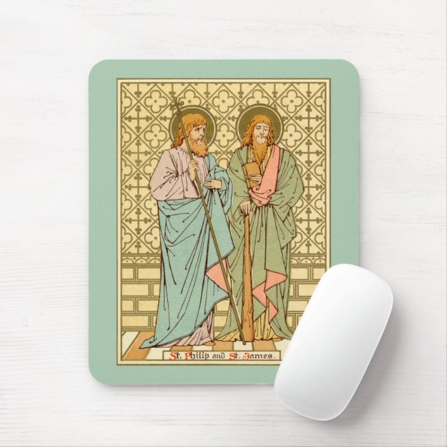 S. Philip & James the Less (RLS 15, Style 1) Mousepad (Mit Mouse)