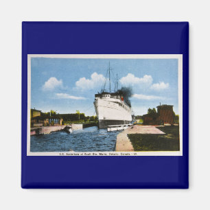 S.S. Assiniboia bei Sault Ste. Marie, Ontario, CA Magnet