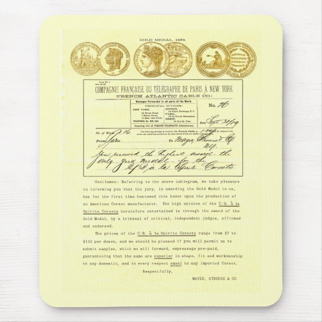 S/S ein La Spirite Korsetts - Mousepad (Vorne)