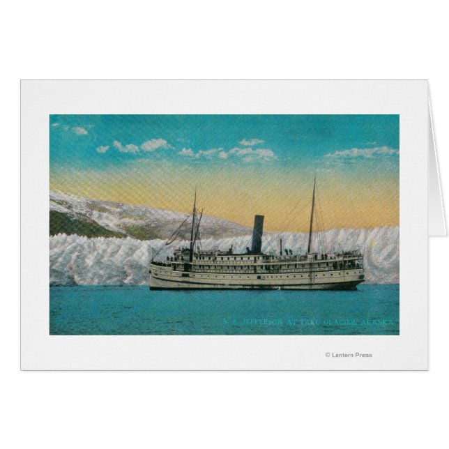 S.S. Jefferson au glacier Taku, Alaska (Devant horizontal)