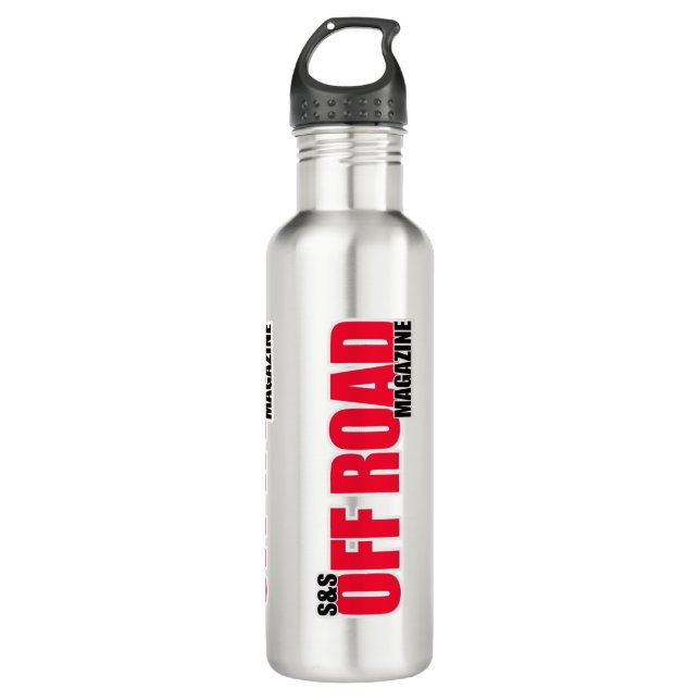 S&S Off Road Magazin Wasserflasche Edelstahlflasche (Vorderseite)