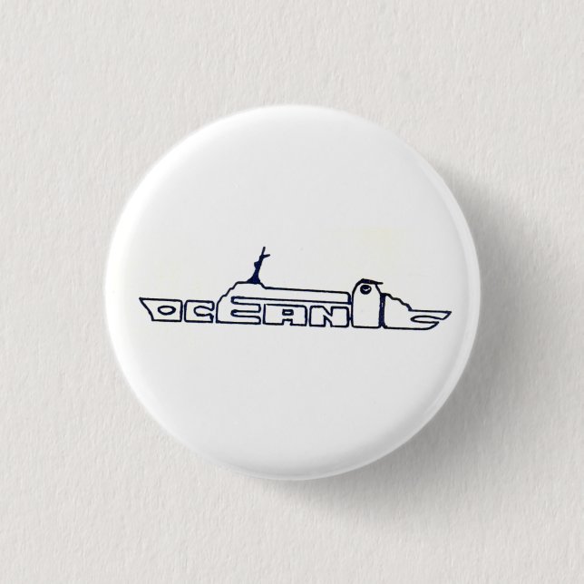 S.S. OZEANISCHER Knopf Button (Vorderseite)