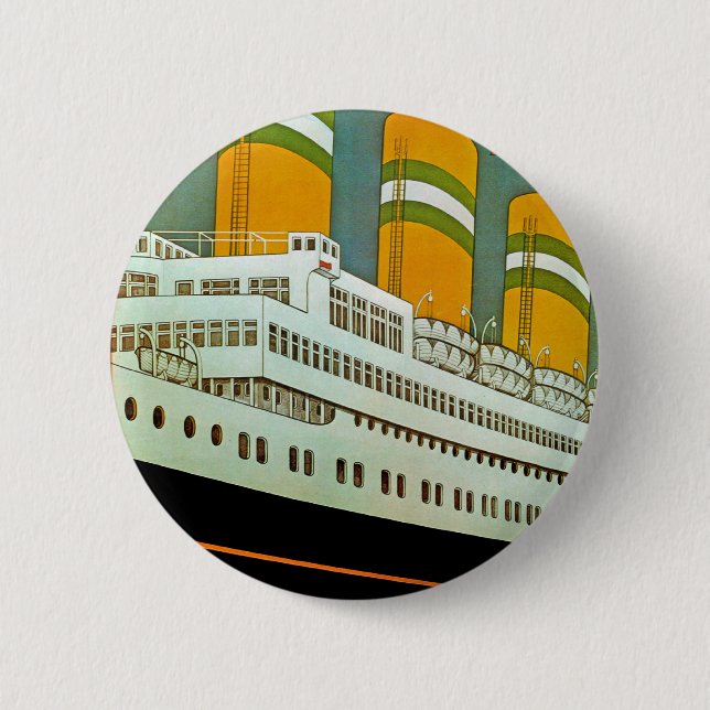 s.s. Statendam Button (Vorderseite)
