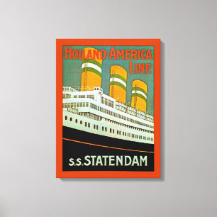 s.s. Statendam Leinwanddruck