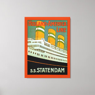 s.s. Statendam Leinwanddruck