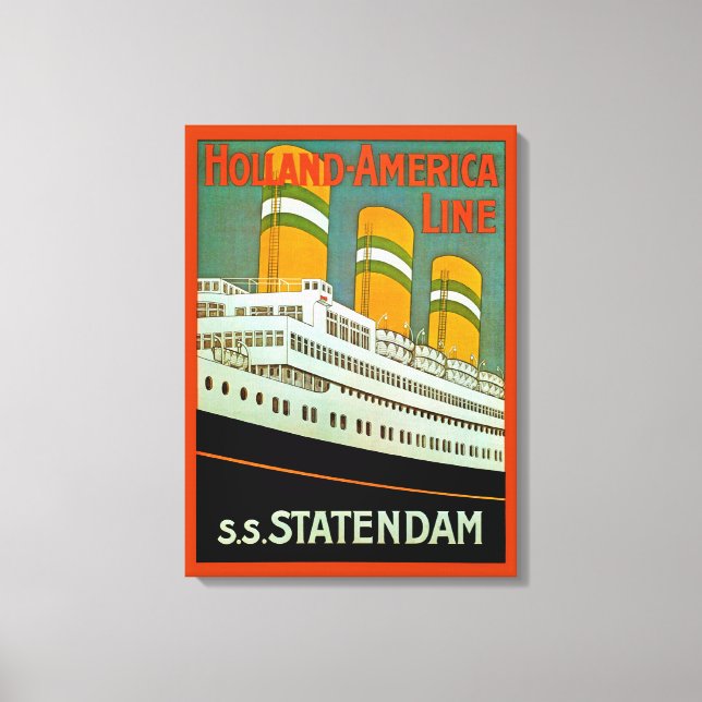 s.s. Statendam Leinwanddruck (Vorderseite)