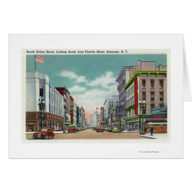 S Salina Street von Fayette Street (Vorderseite (Horizontal))