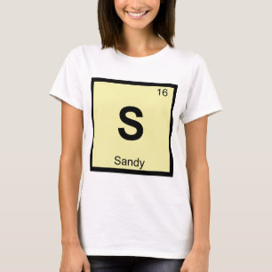 S - Sandy Utah Chemistry Periodic Table Symbol T-Shirt