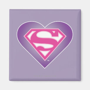 S-Schild lila Magnet