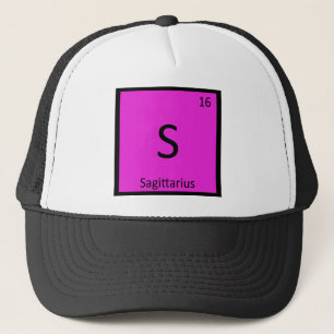 S - Schütze Sternzeichen Chemie Symbol Truckerkappe