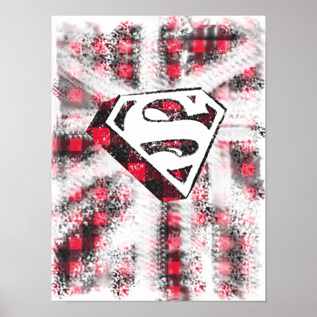 S-Shield Over Plaid Poster (Vorne)