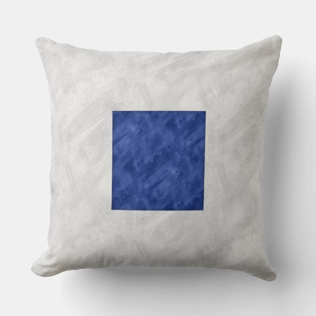 S Sierra Watercolor #Nautical Signal Maritime Flag Kissen (Vorderseite)