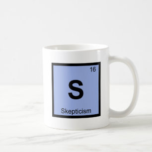 S - Skepsis Philosophie Chemie Periodensystem Kaffeetasse