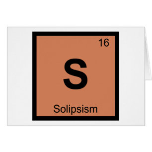 S - Solipsisme Philosophie Chimie Tableau Périodiq