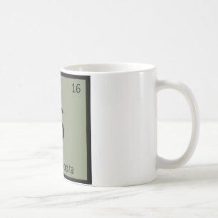 S - Spanakopita Vorspeise Chemie Periodensystem Kaffeetasse