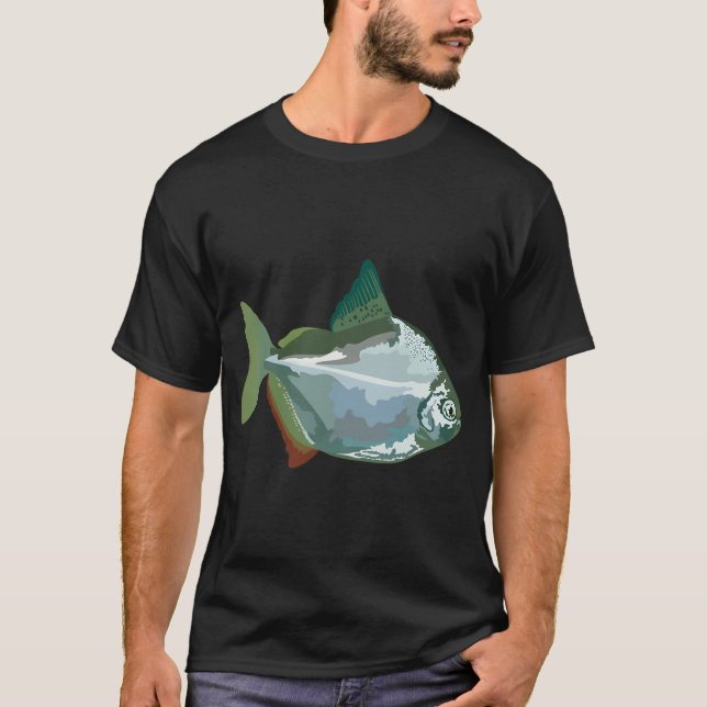 S steht für Silver Dollar Fish,Silver Dollar Fish  T-Shirt (Vorderseite)