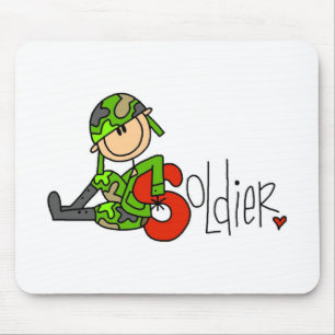 S steht für Soldat Mousepad